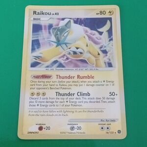 Raikou Trading Card